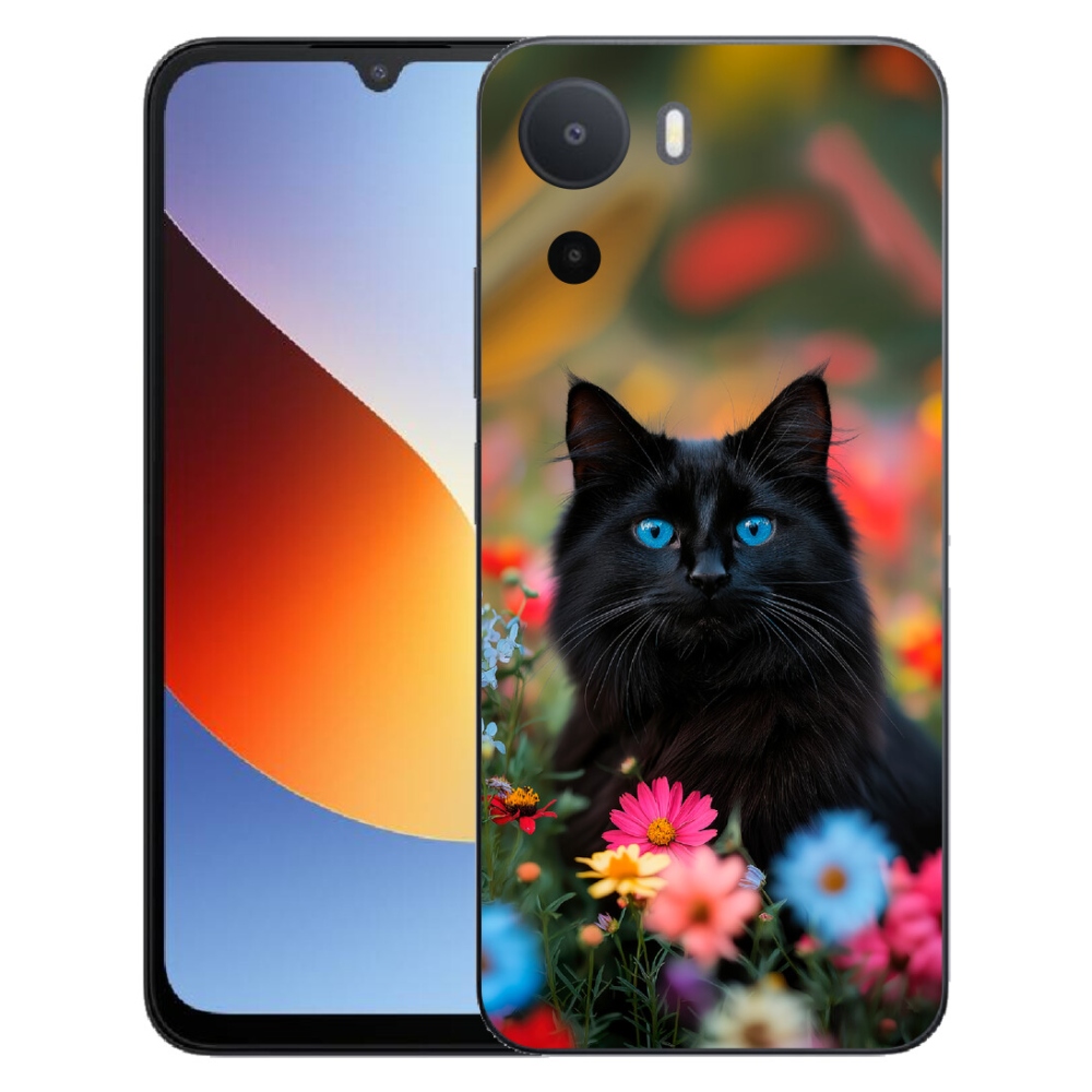 Gelový kryt mmCase na Xiaomi Redmi A7 Pro - černé kotě 4