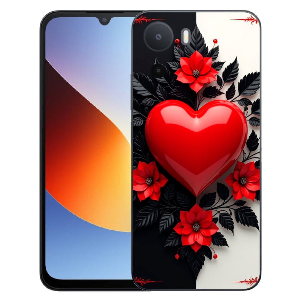 Gelový kryt mmCase na Xiaomi Redmi A7 Pro - červené srdce