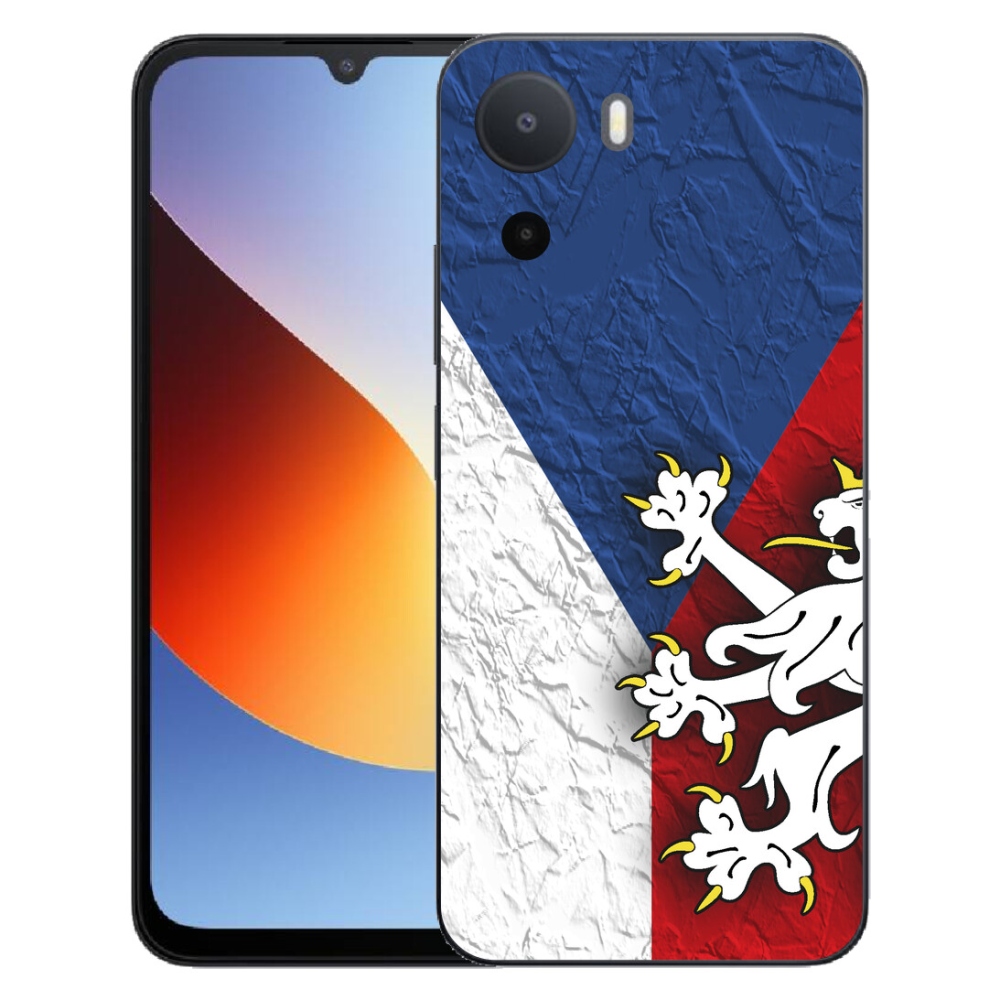 Gelový kryt mmCase na Xiaomi Redmi A7 Pro - česká vlajka 1