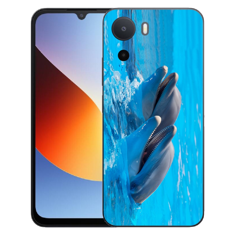 Gelový kryt mmCase na Xiaomi Redmi A7 Pro - delfíni