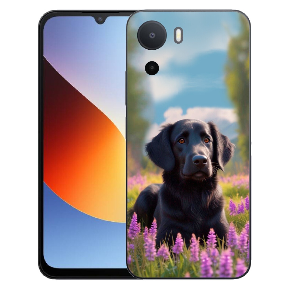 Gelový kryt mmCase na Xiaomi Redmi A7 Pro - elegantní černý retrívr