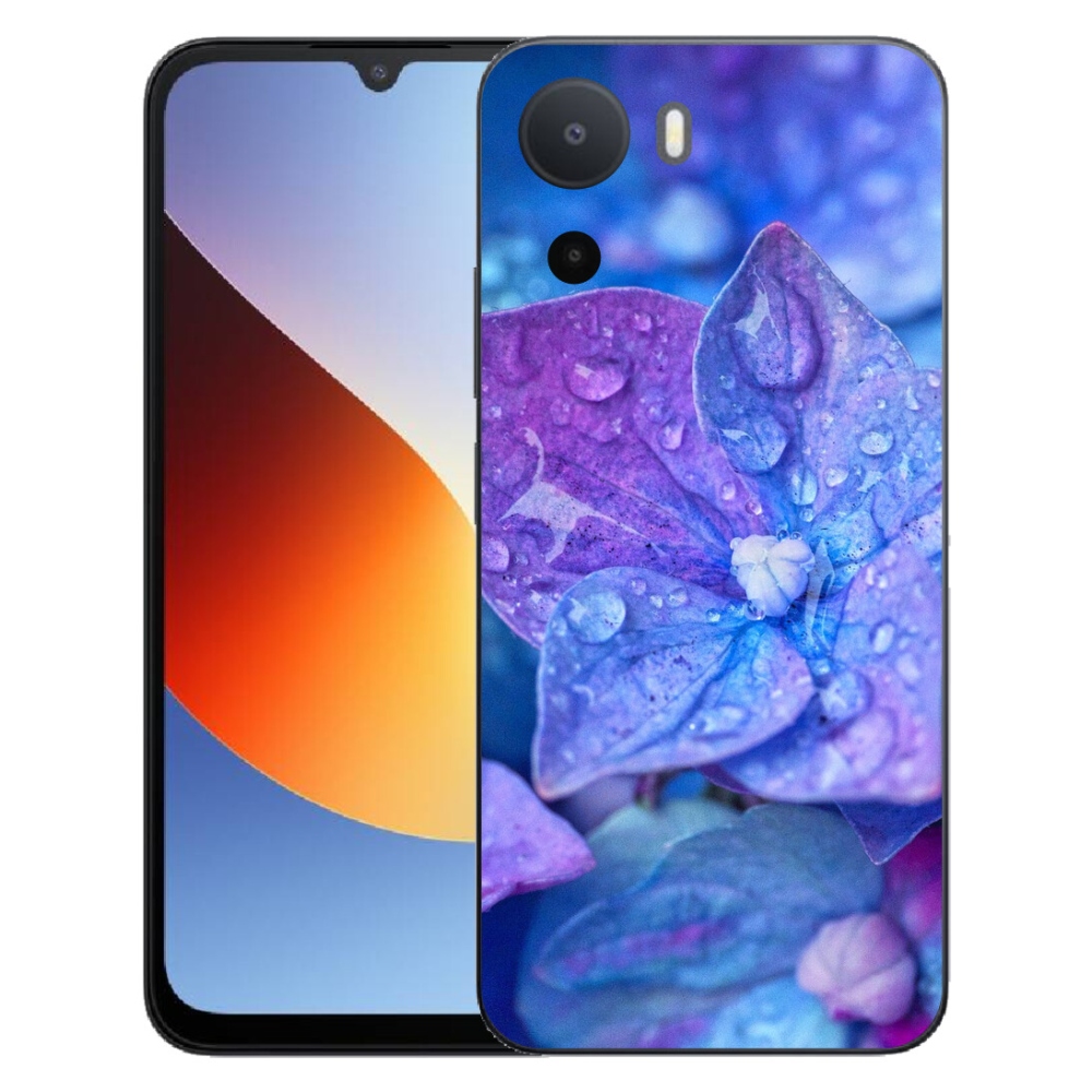 Gelový kryt mmCase na Xiaomi Redmi A7 Pro - fialový květ