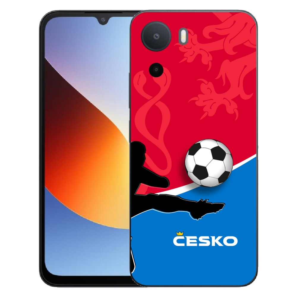 Gelový kryt mmCase na Xiaomi Redmi A7 Pro - fotbal Česko 2