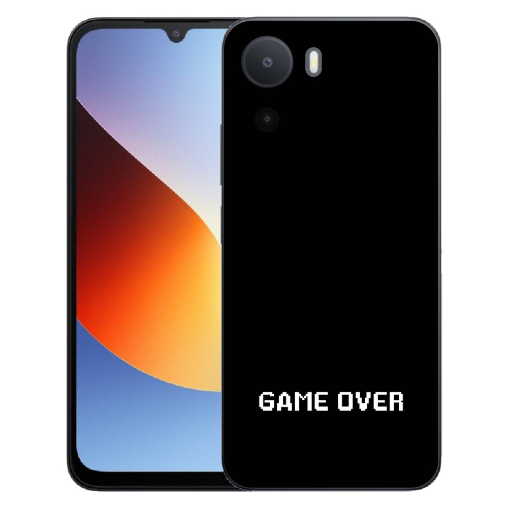 Gelový kryt mmCase na Xiaomi Redmi A7 Pro - game over černé pozadí