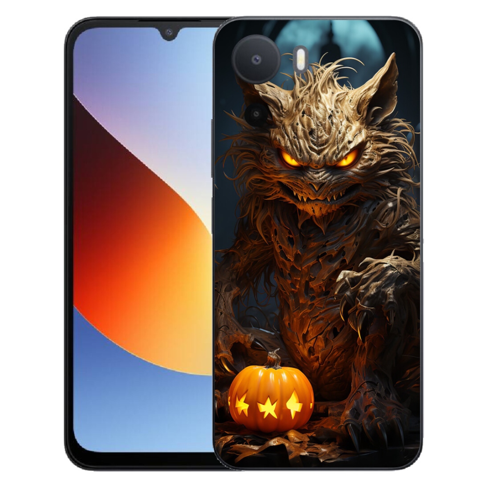 Gelový kryt mmCase na Xiaomi Redmi A7 Pro - halloweenská příšera