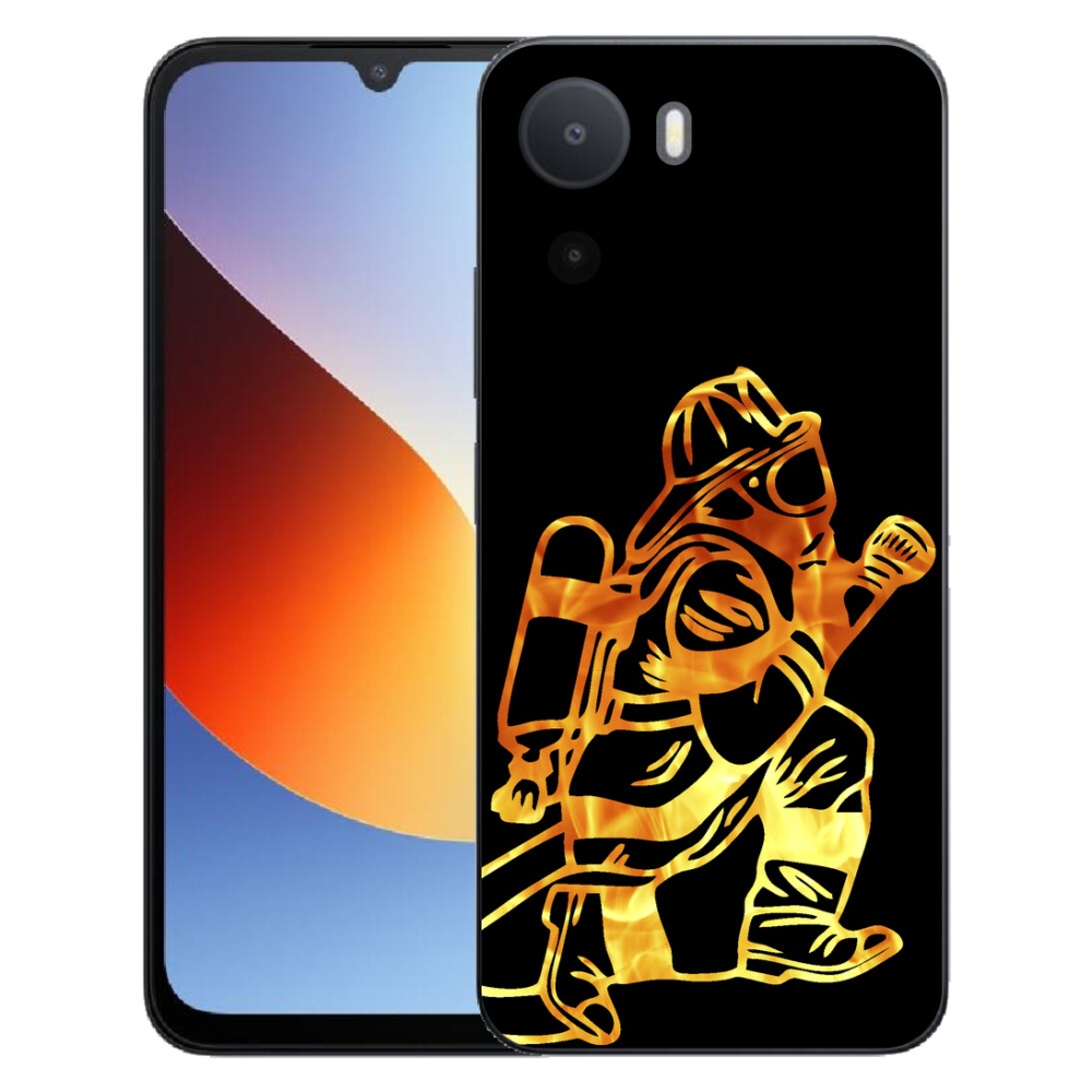 Gelový kryt mmCase na Xiaomi Redmi A7 Pro - hasič 1