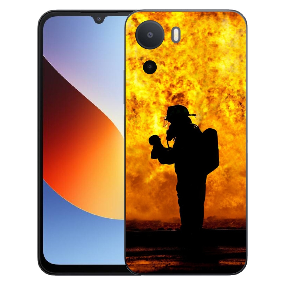 Gelový kryt mmCase na Xiaomi Redmi A7 Pro - hasič