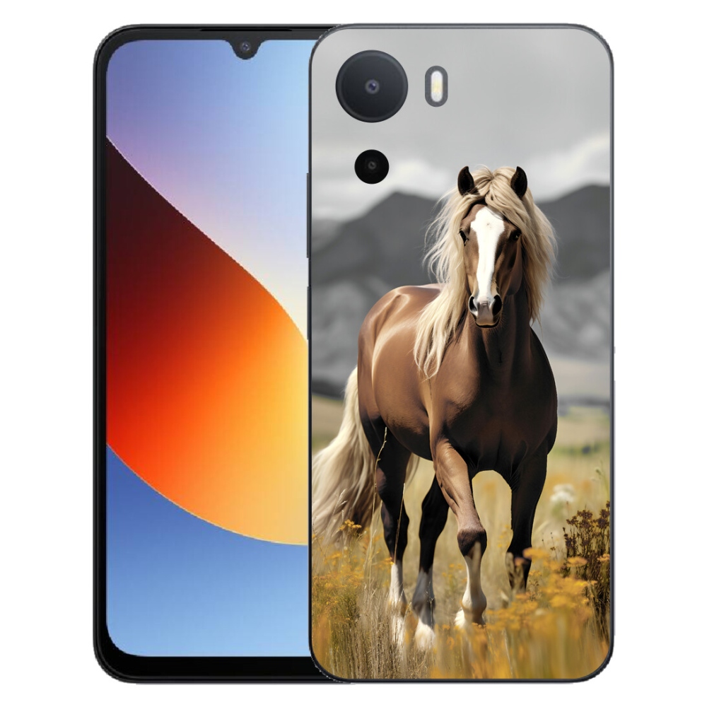 Gelový kryt mmCase na Xiaomi Redmi A7 Pro - hnědý kůň 1