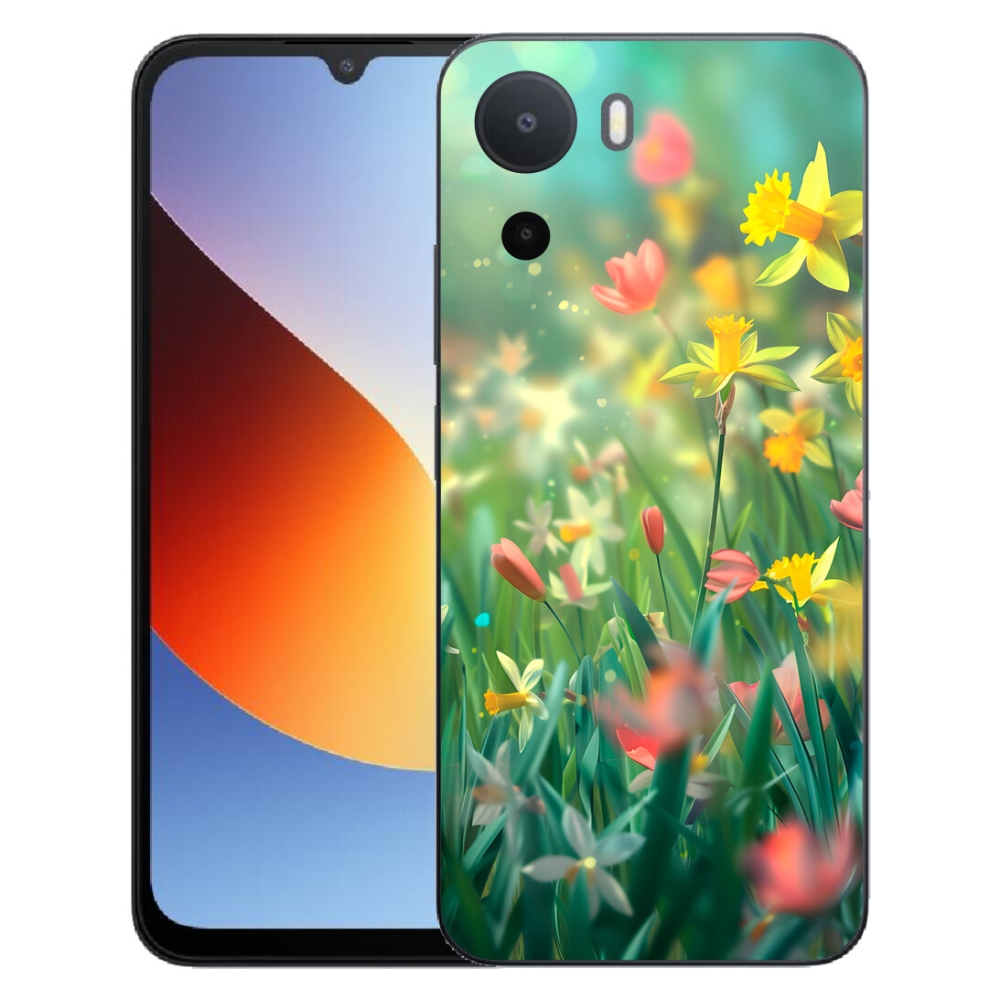 Gelový kryt mmCase na Xiaomi Redmi A7 Pro - jarní květy