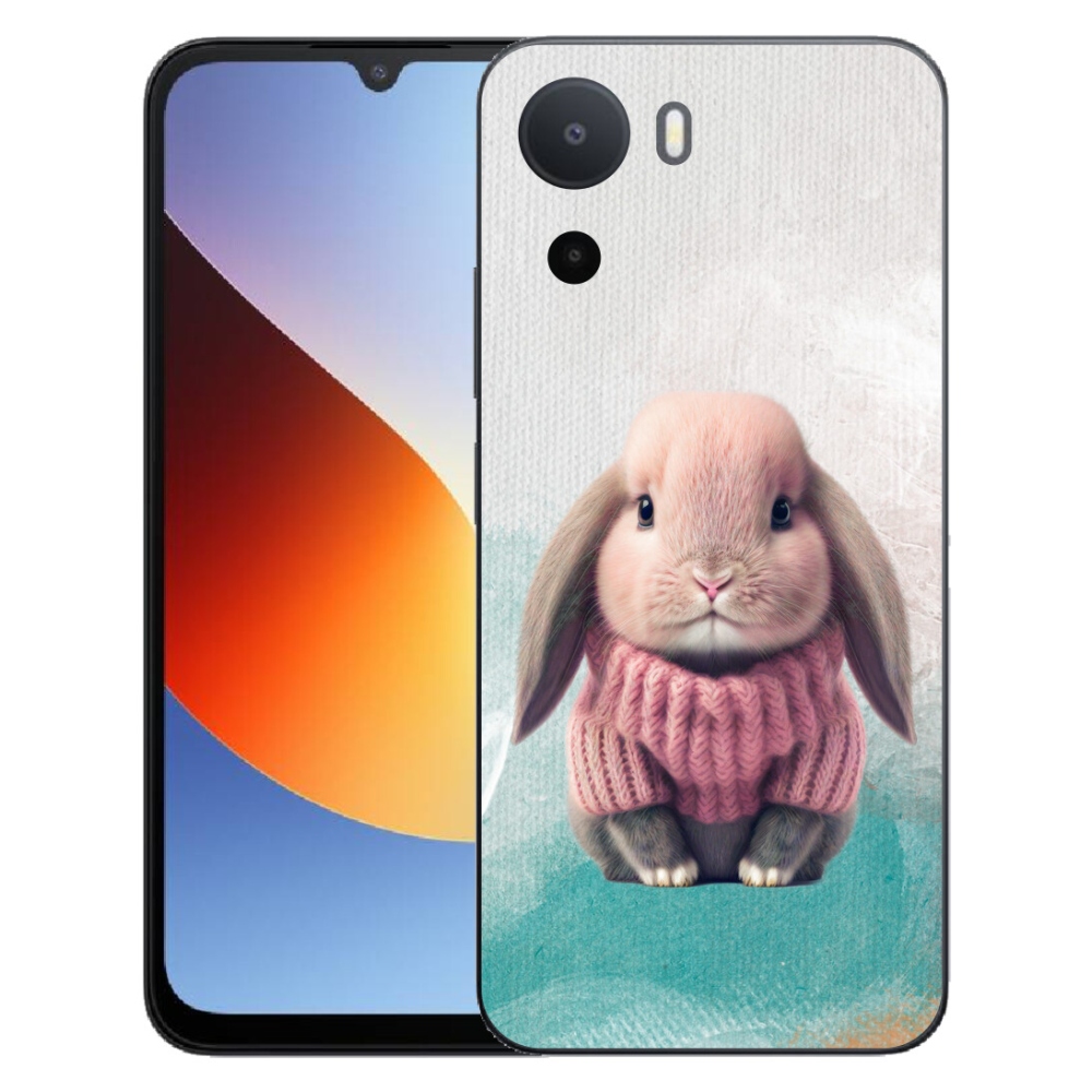 Gelový kryt mmCase na Xiaomi Redmi A7 Pro - králíček ve svetru
