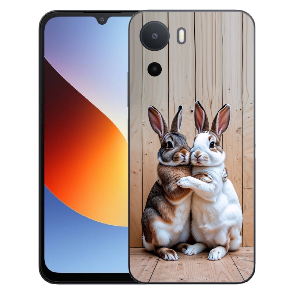 Gelový kryt mmCase na Xiaomi Redmi A7 Pro - králičí pár