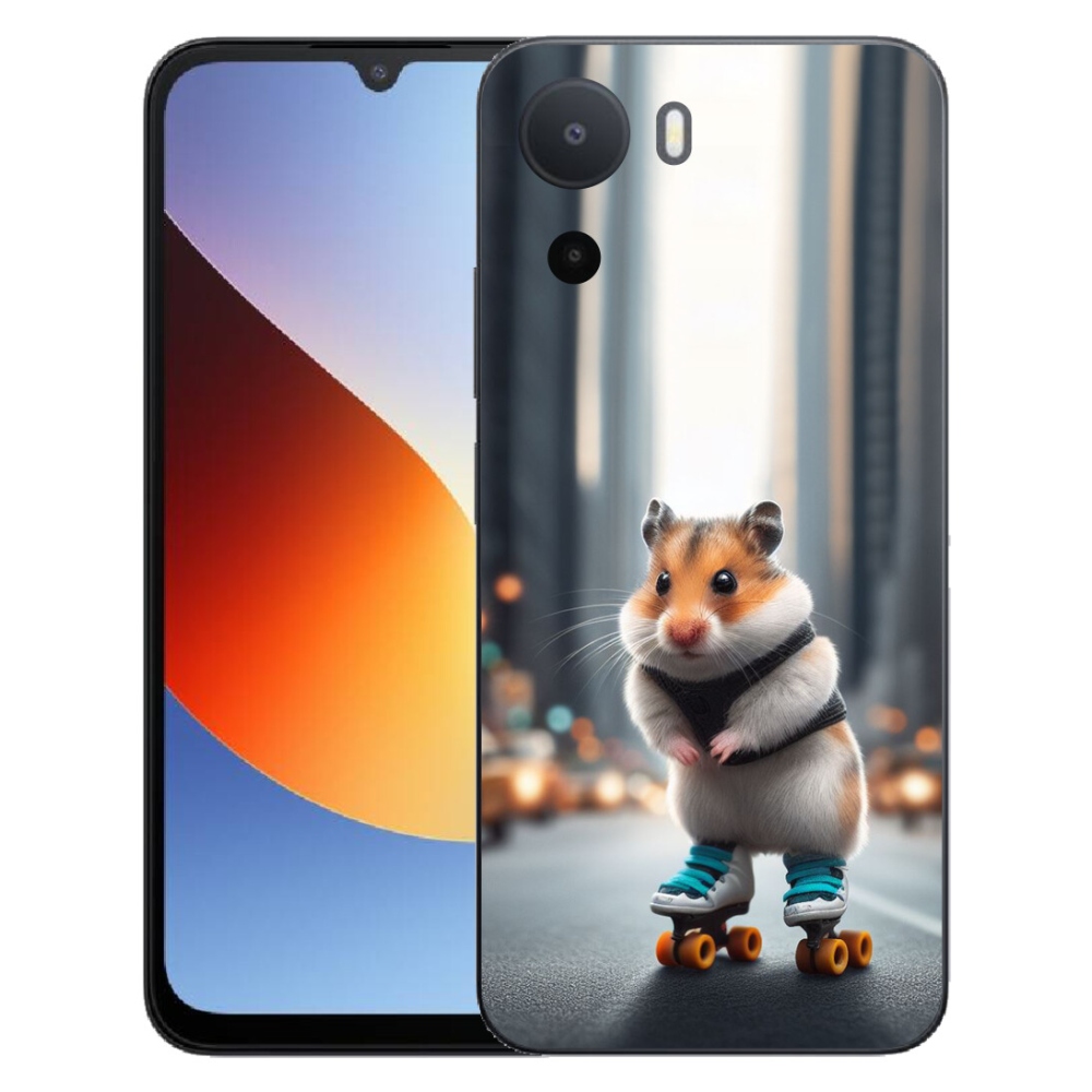 Gelový kryt mmCase na Xiaomi Redmi A7 Pro - křeček na bruslích