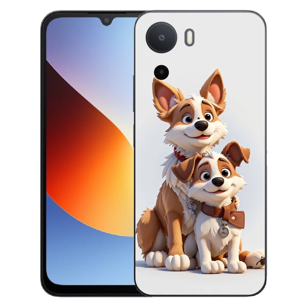 Gelový kryt mmCase na Xiaomi Redmi A7 Pro - kreslení psi