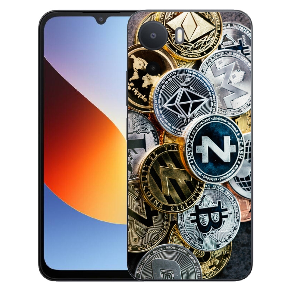 Gelový kryt mmCase na Xiaomi Redmi A7 Pro - kryptoměny