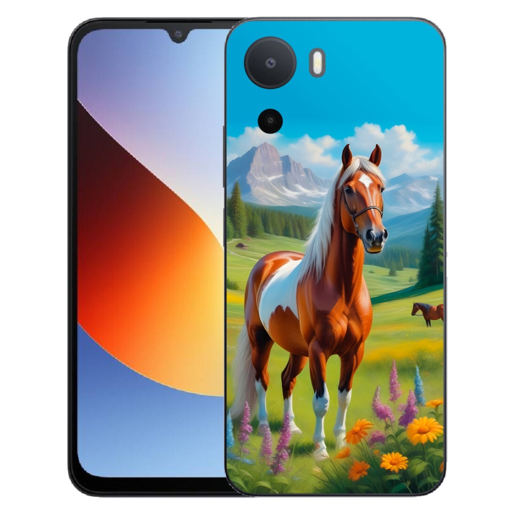 Gelový kryt mmCase na Xiaomi Redmi A7 Pro - kůň na louce