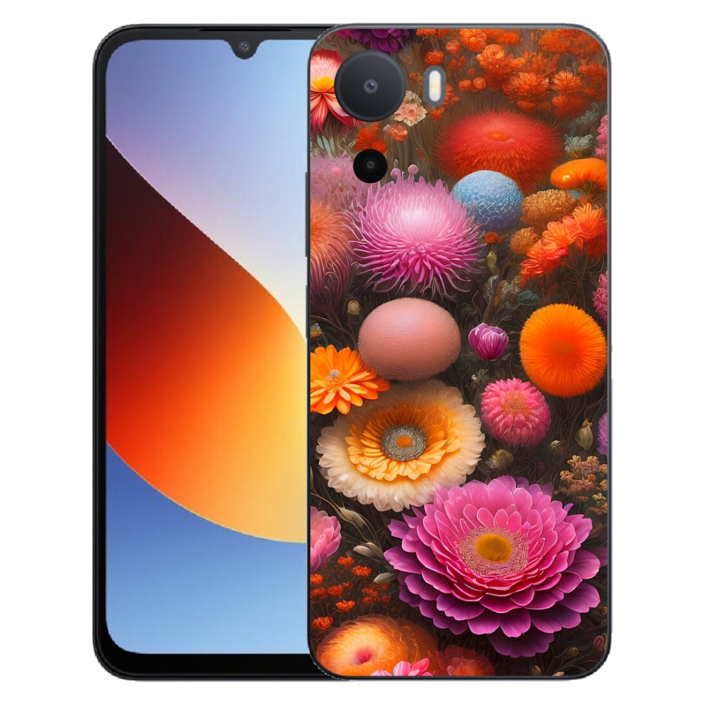 Gelový kryt mmCase na Xiaomi Redmi A7 Pro - květinová kompozice