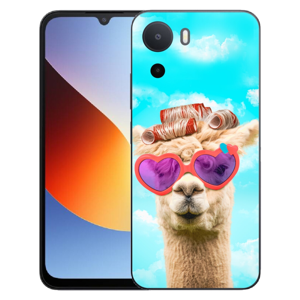 Gelový kryt mmCase na Xiaomi Redmi A7 Pro - lama s brýlemi