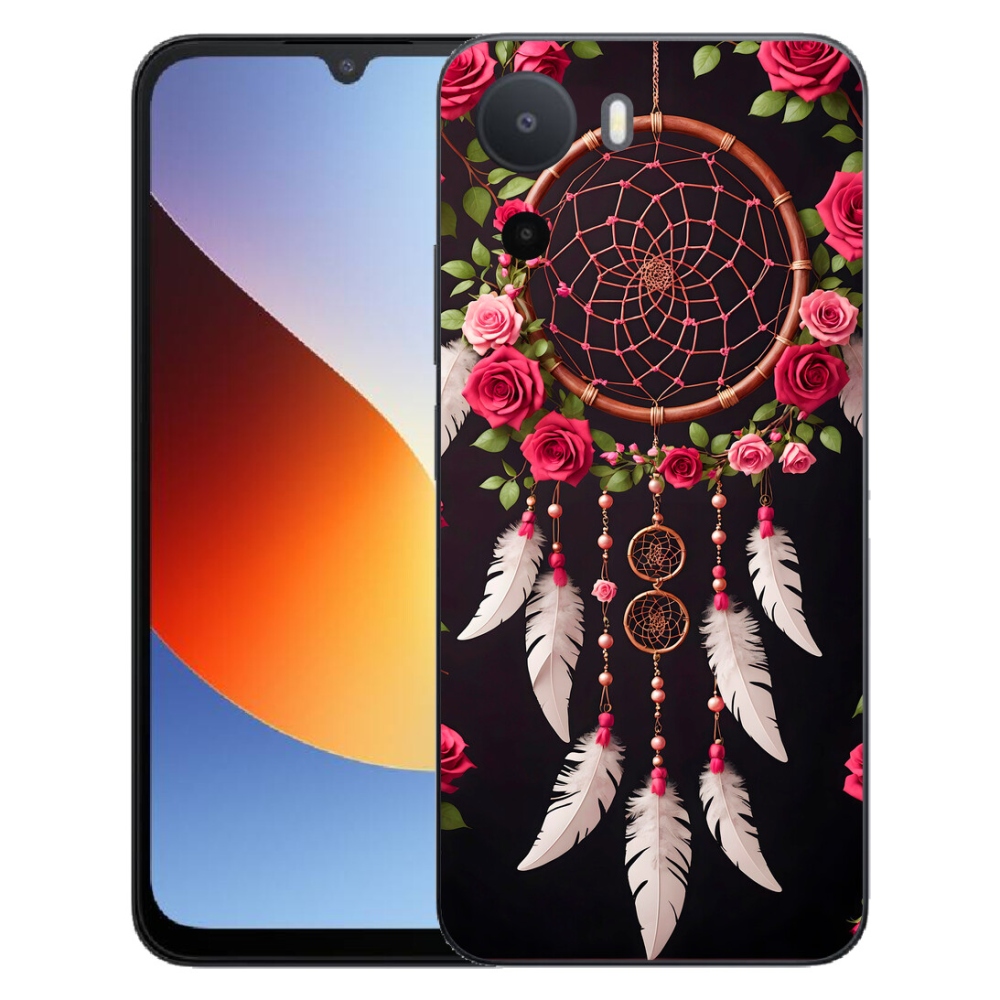 Gelový kryt mmCase na Xiaomi Redmi A7 Pro - lapač snů s růžemi