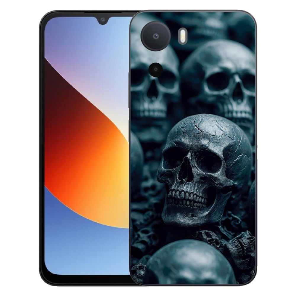 Gelový kryt mmCase na Xiaomi Redmi A7 Pro - lebka 2