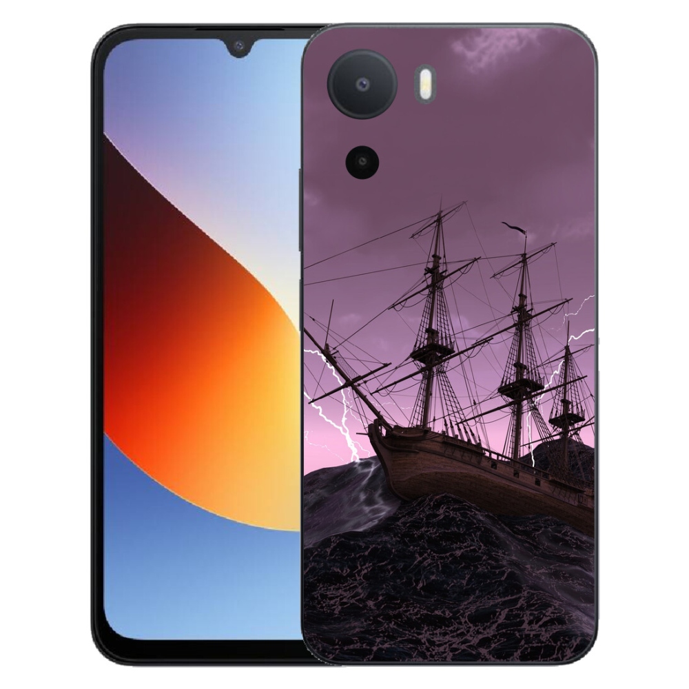 Gelový kryt mmCase na Xiaomi Redmi A7 Pro - loď v bouři