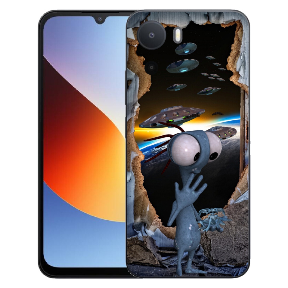 Gelový kryt mmCase na Xiaomi Redmi A7 Pro - mimozemšťan
