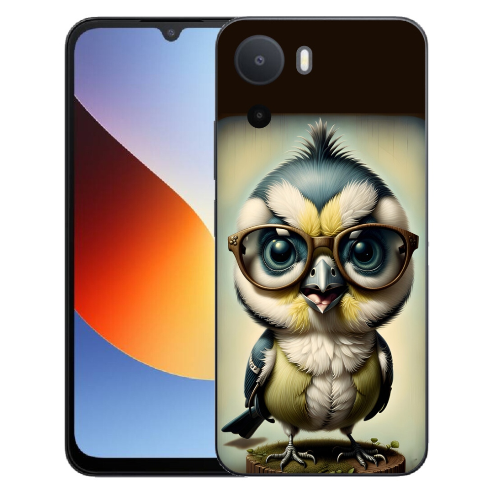 Gelový kryt mmCase na Xiaomi Redmi A7 Pro - mládě s brýlemi