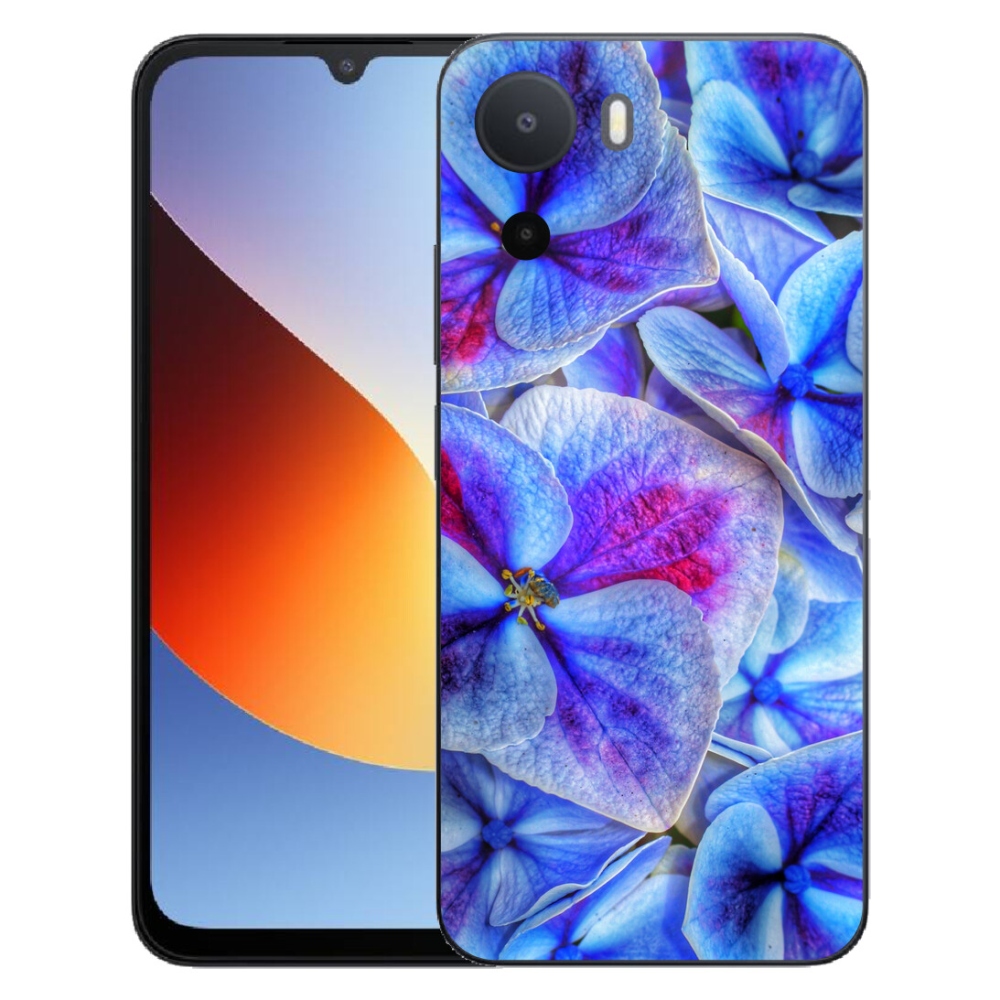 Gelový kryt mmCase na Xiaomi Redmi A7 Pro - modré květy 1