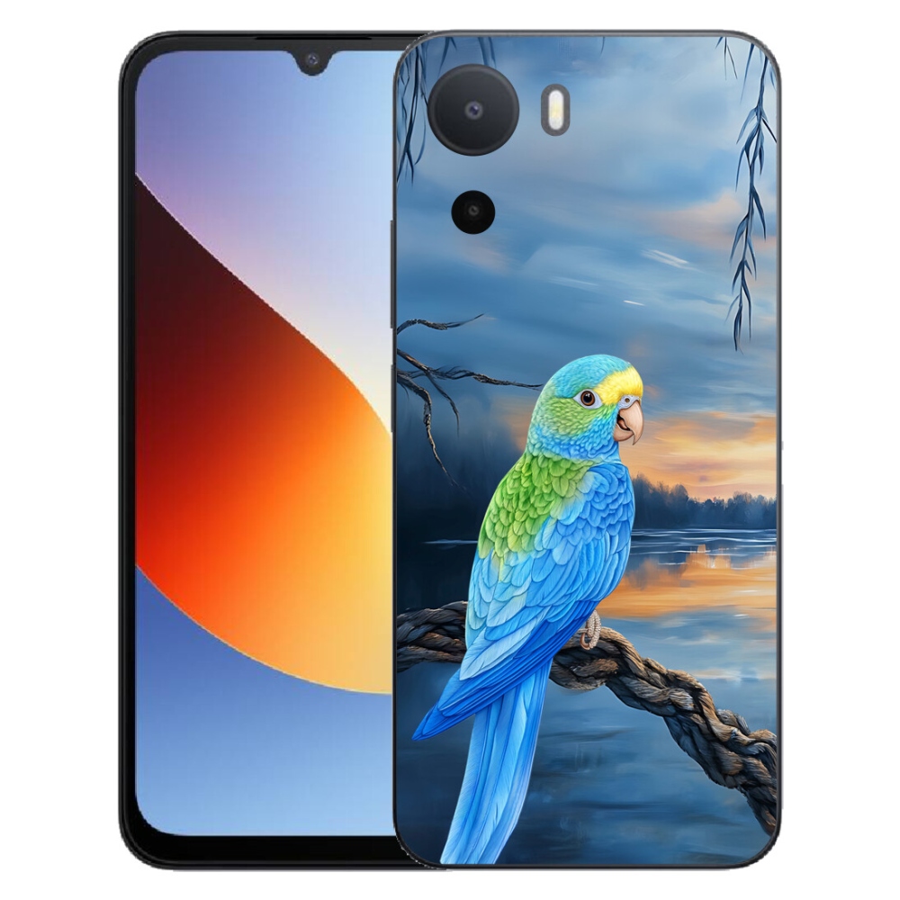 Gelový kryt mmCase na Xiaomi Redmi A7 Pro - modrý papoušek