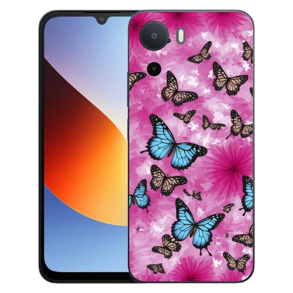 Gelový kryt mmCase na Xiaomi Redmi A7 Pro - motýlí zahrada