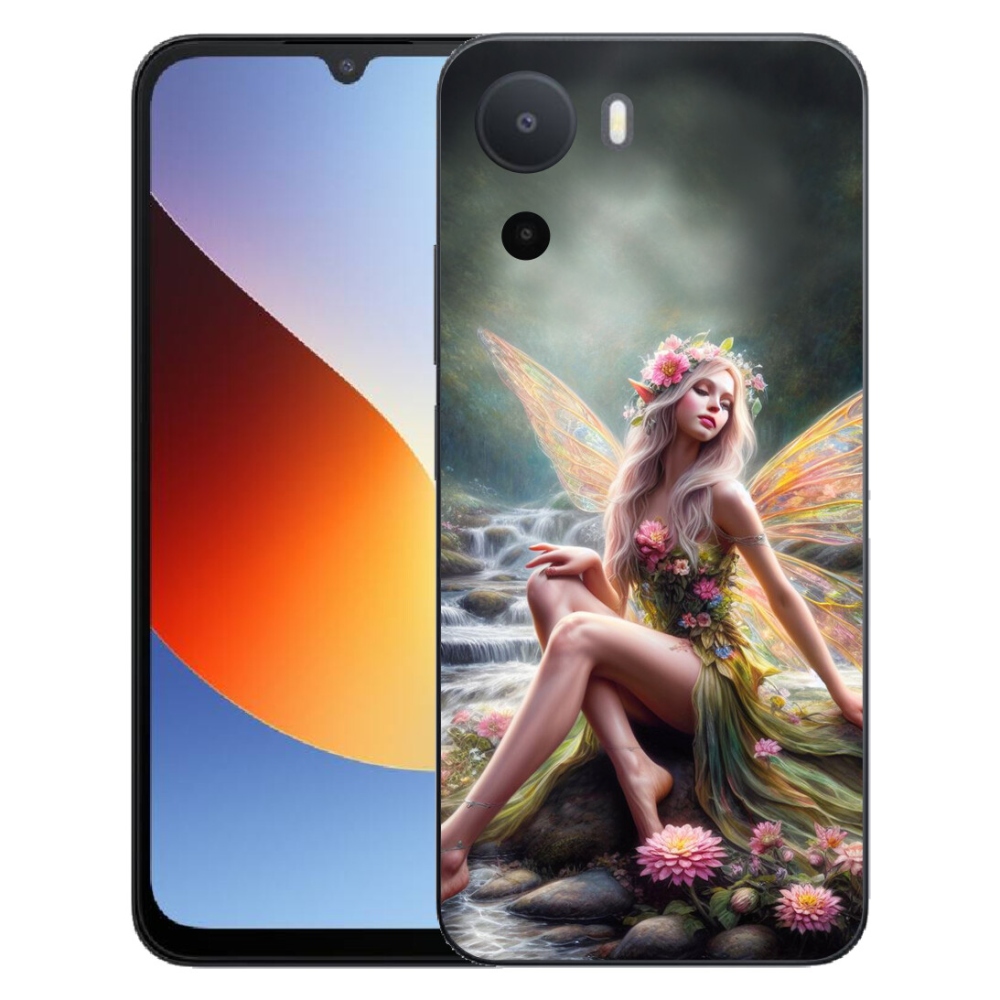 Gelový kryt mmCase na Xiaomi Redmi A7 Pro - motýlí žena 1