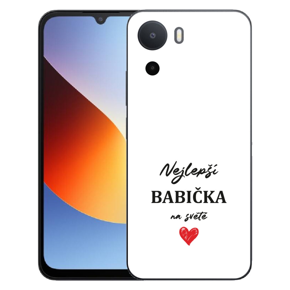 Gelový kryt mmCase na Xiaomi Redmi A7 Pro - nejlepší babička 1 bílé pozadí