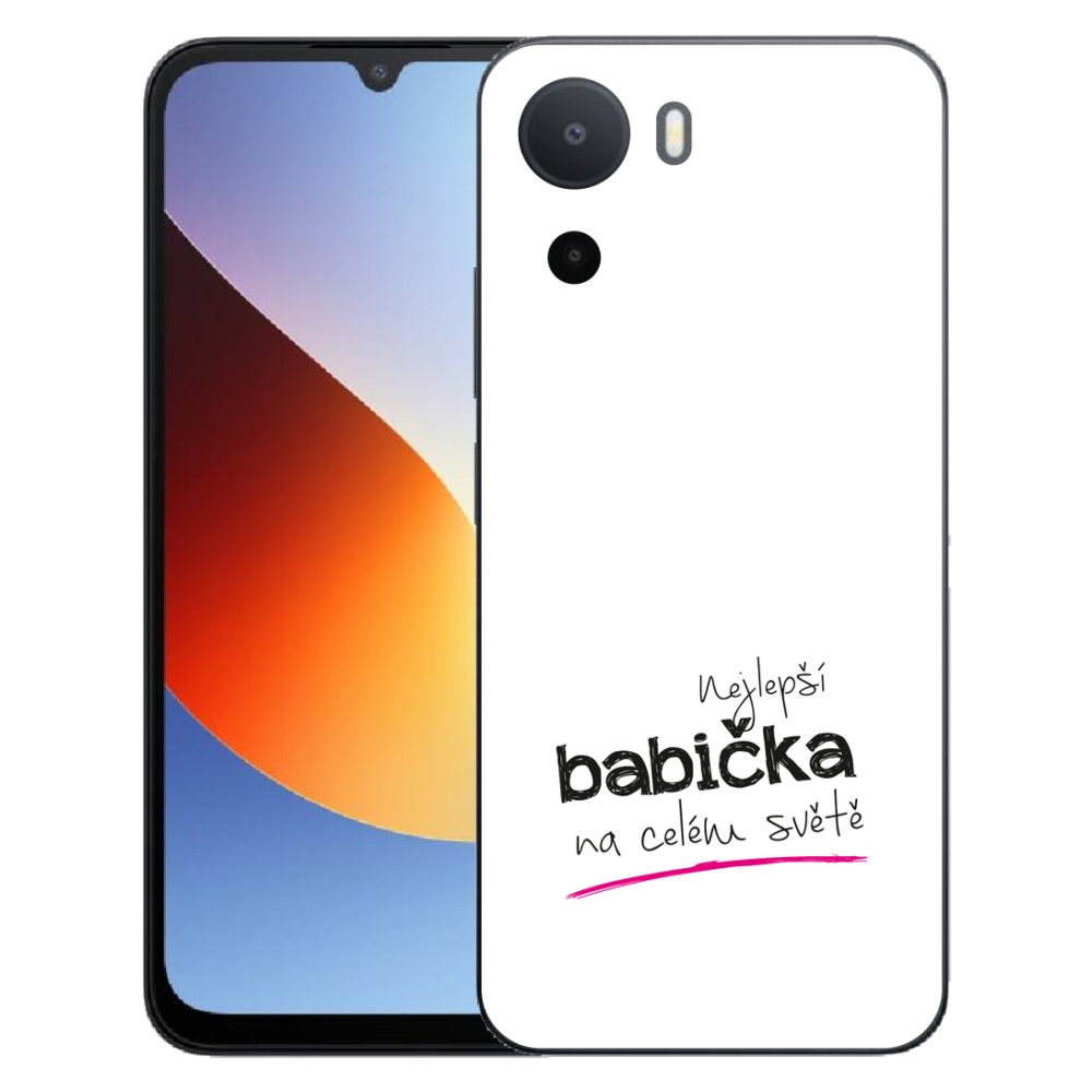 Gelový kryt mmCase na Xiaomi Redmi A7 Pro - nejlepší babička 4 bílé pozadí