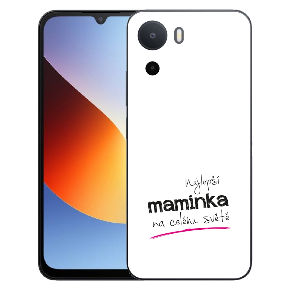 Gelový kryt mmCase na Xiaomi Redmi A7 Pro - nejlepší maminka 4 bílé pozadí