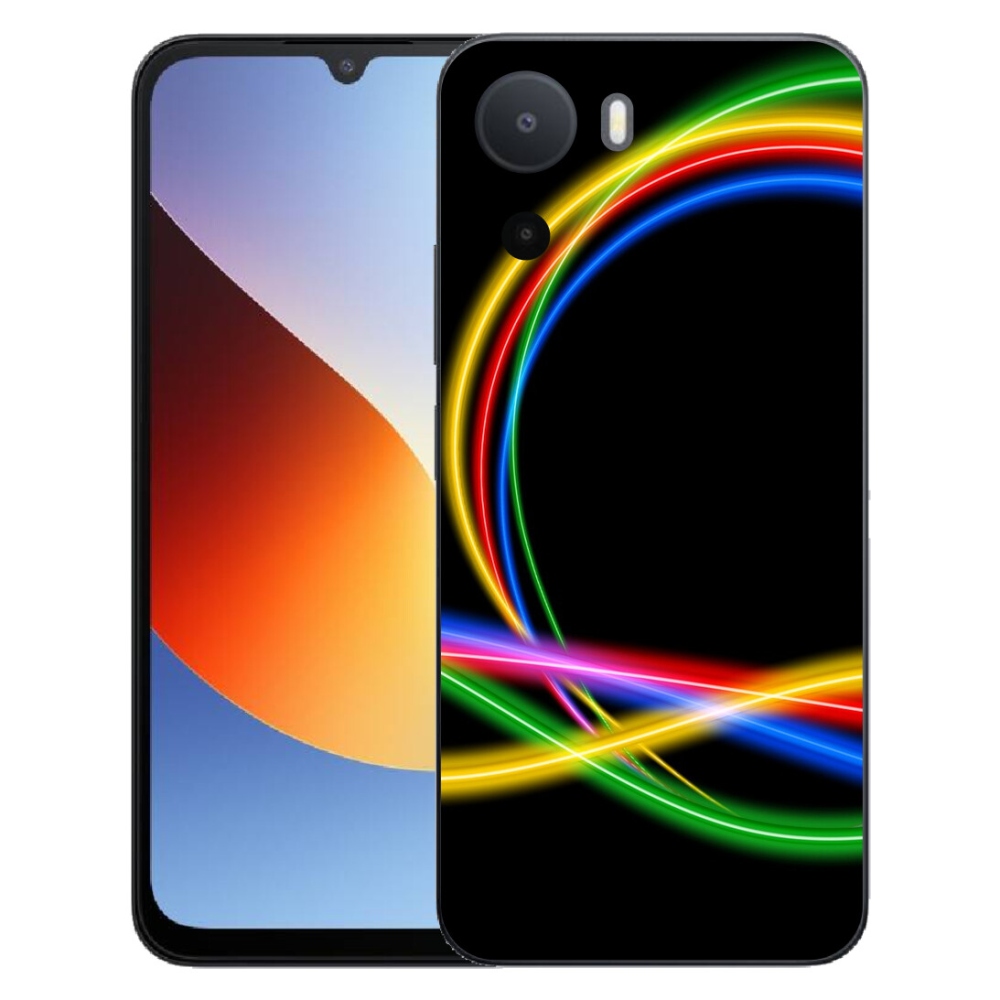 Gelový kryt mmCase na Xiaomi Redmi A7 Pro - neonové kruhy