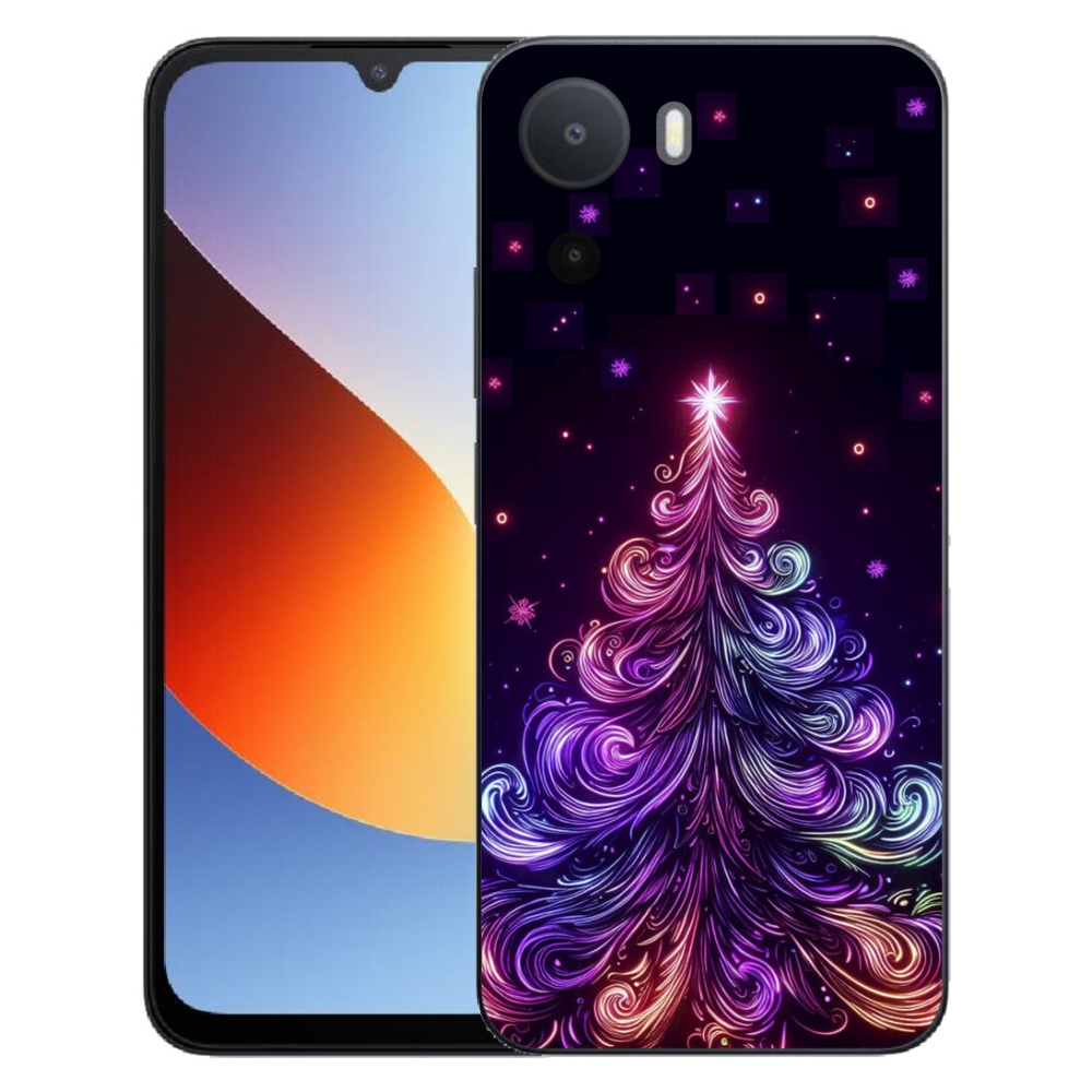 Gelový kryt mmCase na Xiaomi Redmi A7 Pro - neonový vánoční stromek 1