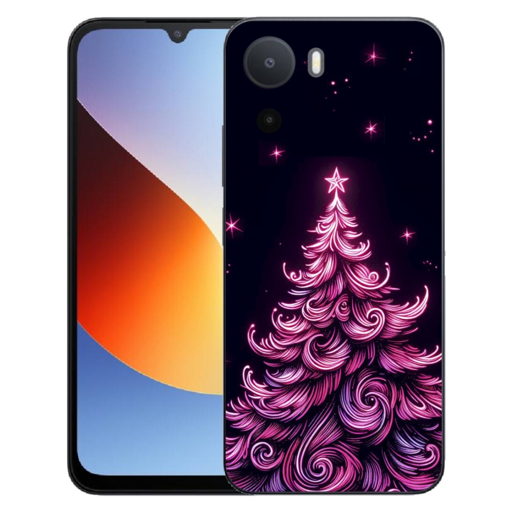 Gelový kryt mmCase na Xiaomi Redmi A7 Pro - neonový vánoční stromek 2