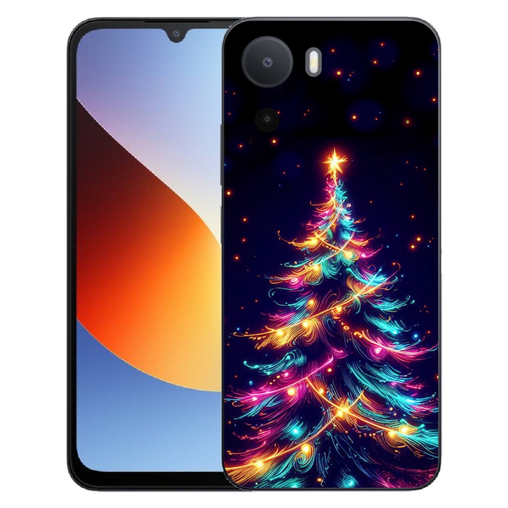 Gelový kryt mmCase na Xiaomi Redmi A7 Pro - neonový vánoční stromek