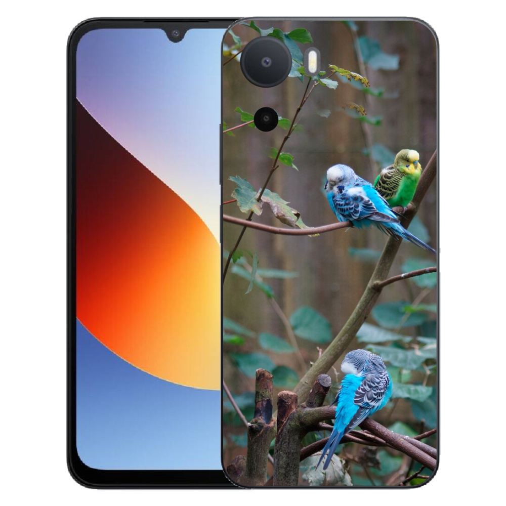 Gelový kryt mmCase na Xiaomi Redmi A7 Pro - papoušci na větvi