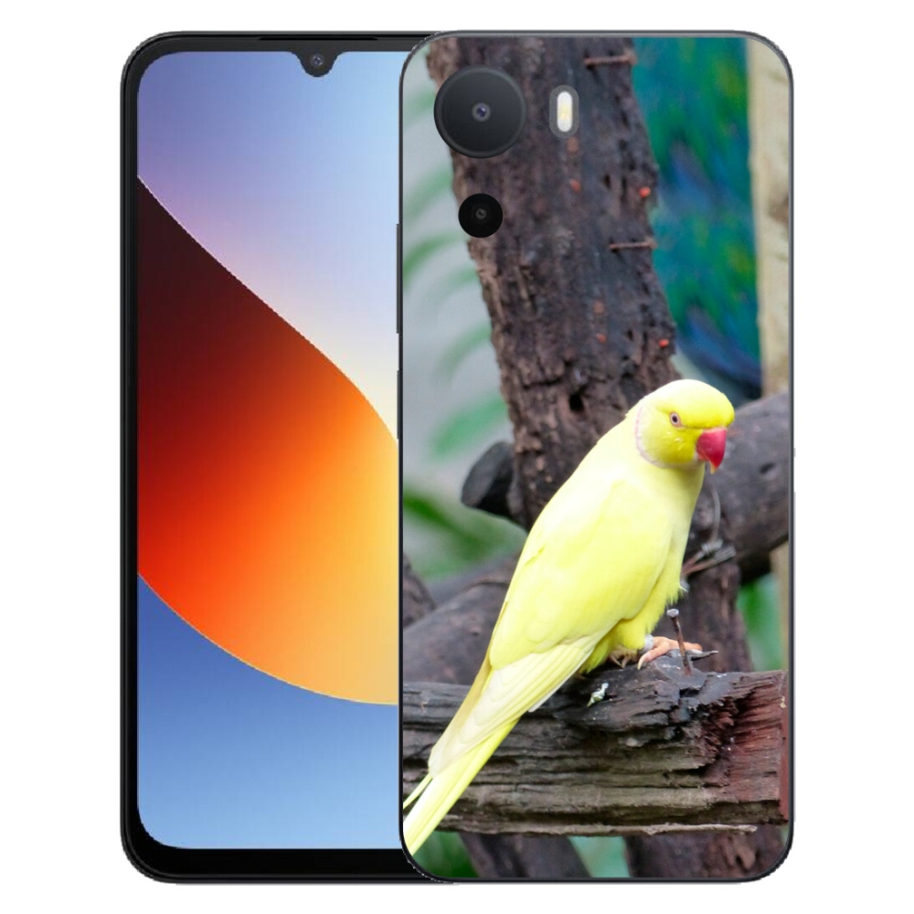 Gelový kryt mmCase na Xiaomi Redmi A7 Pro - papoušek alexandr žlutý