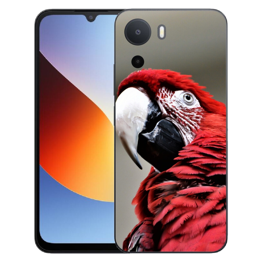 Gelový kryt mmCase na Xiaomi Redmi A7 Pro - papoušek ara červený