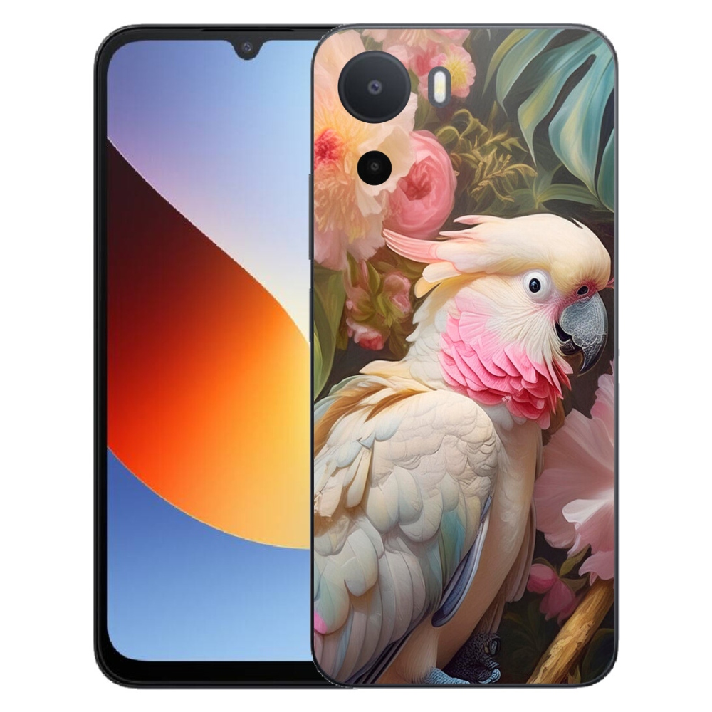 Gelový kryt mmCase na Xiaomi Redmi A7 Pro - papoušek kakadu růžový 2