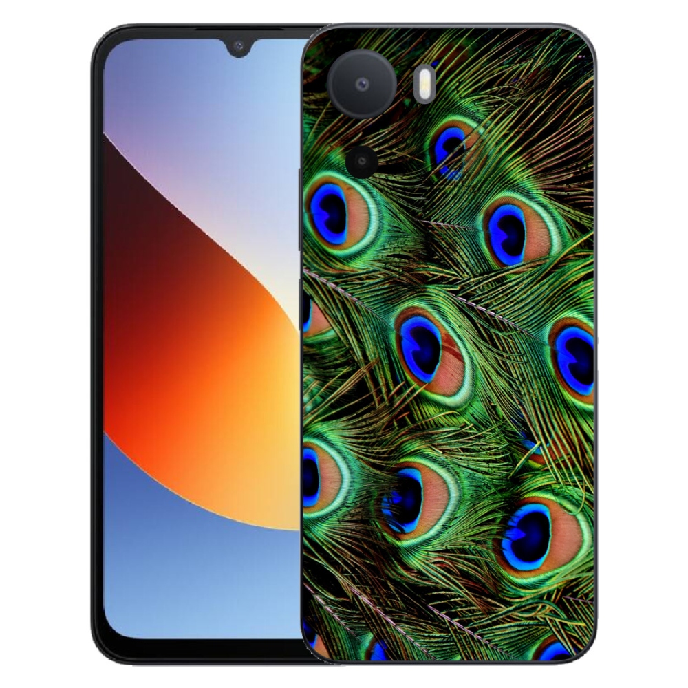 Gelový kryt mmCase na Xiaomi Redmi A7 Pro - paví peří