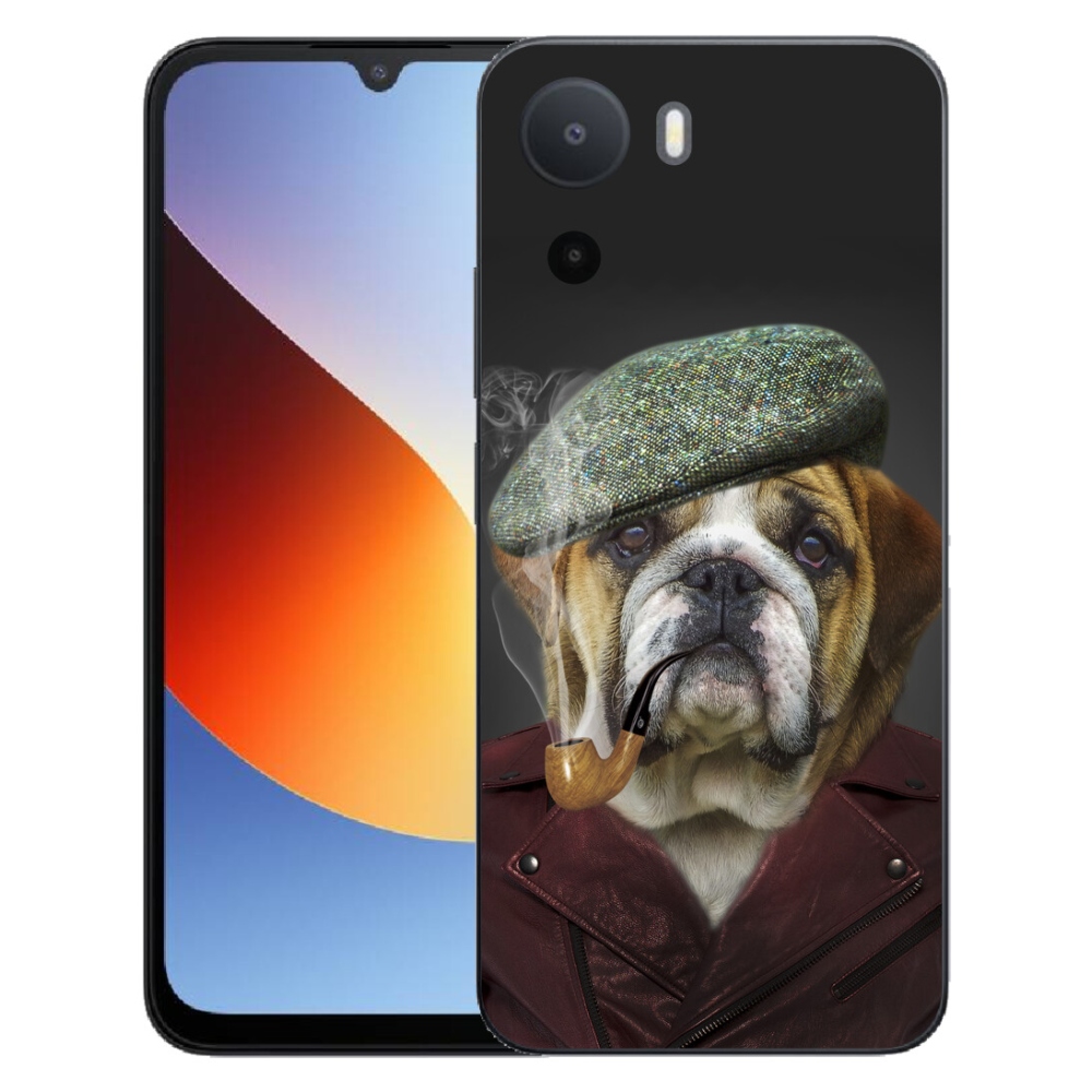 Gelový kryt mmCase na Xiaomi Redmi A7 Pro - pes s fajfkou