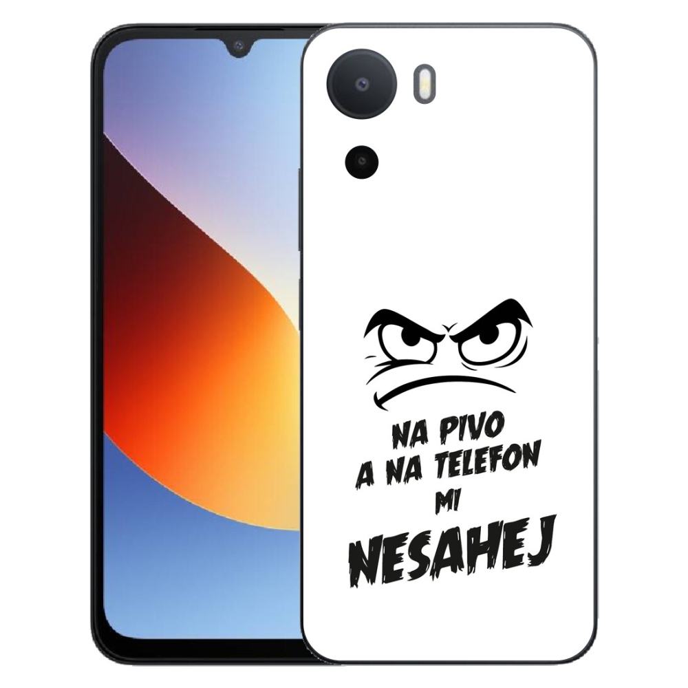 Gelový kryt mmCase na Xiaomi Redmi A7 Pro - pivní motiv 2 bílé pozadí