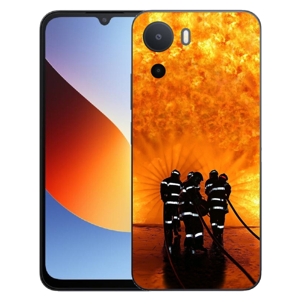 Gelový kryt mmCase na Xiaomi Redmi A7 Pro - požár