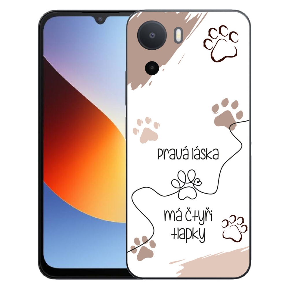 Gelový kryt mmCase na Xiaomi Redmi A7 Pro - psí motiv 1 bílé pozadí