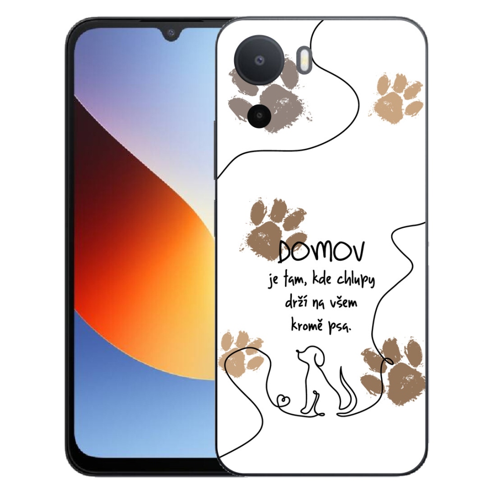 Gelový kryt mmCase na Xiaomi Redmi A7 Pro - psí motiv bílé pozadí