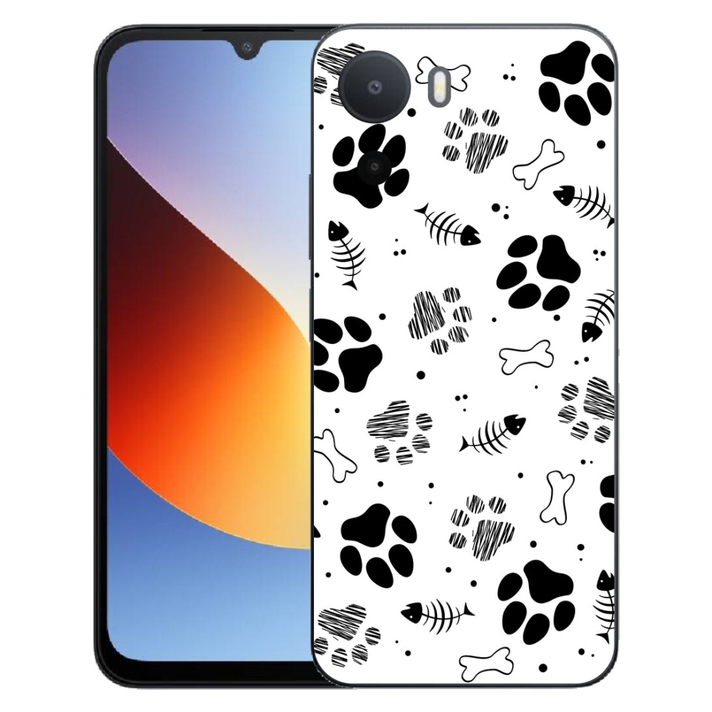 Gelový kryt mmCase na Xiaomi Redmi A7 Pro - psí tlapky 1