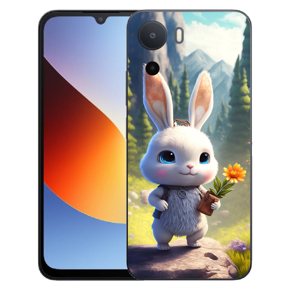 Gelový kryt mmCase na Xiaomi Redmi A7 Pro - roztomilý králíček