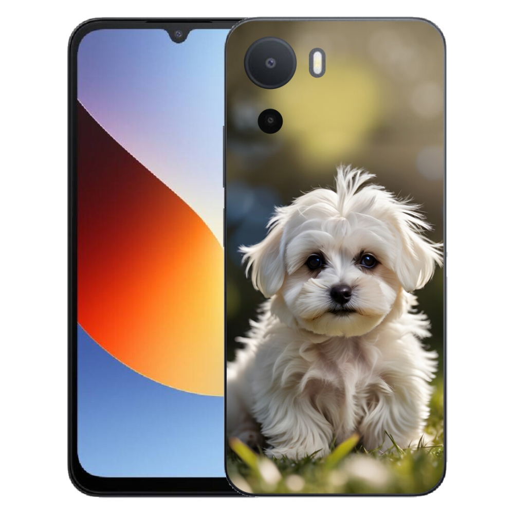 Gelový kryt mmCase na Xiaomi Redmi A7 Pro - roztomilý maltézský psík